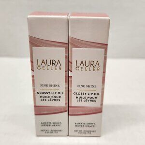 Laura Geller Fine Shine Glossy Lip Oil Neutral Zone 2 Pack